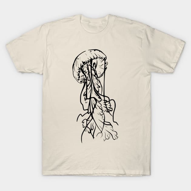 Jellyfish T-Shirt by fluidfyre